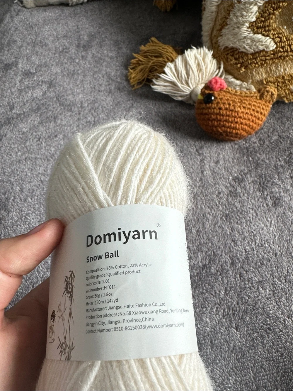 Snow Ball Soft Cream Yarn - Cozy Cream Throw & Knit Projects